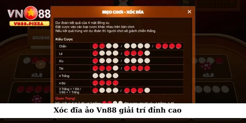 Giải trí với phiên bản xóc đĩa online cao cấp từ V n88