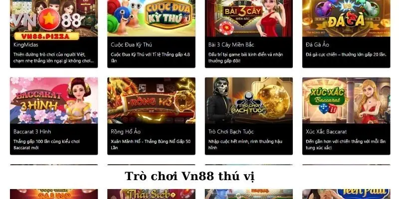 Trò chơi Vn88 thú vị