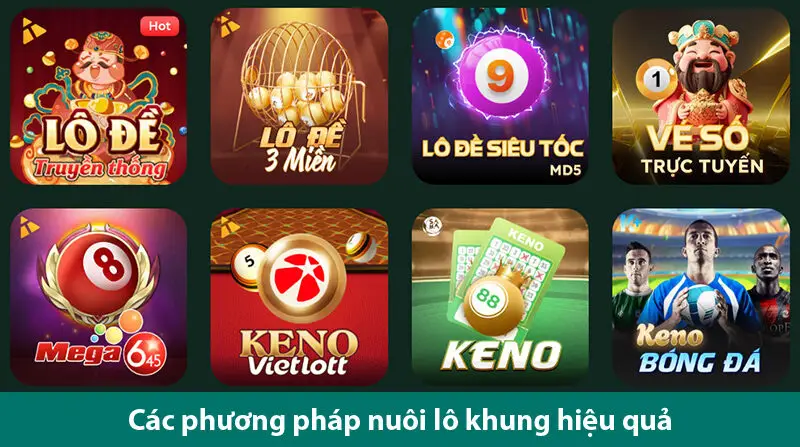 Phương pháp nuôi lô khung và cách chơi chuẩn đề thủ nên tham khảo